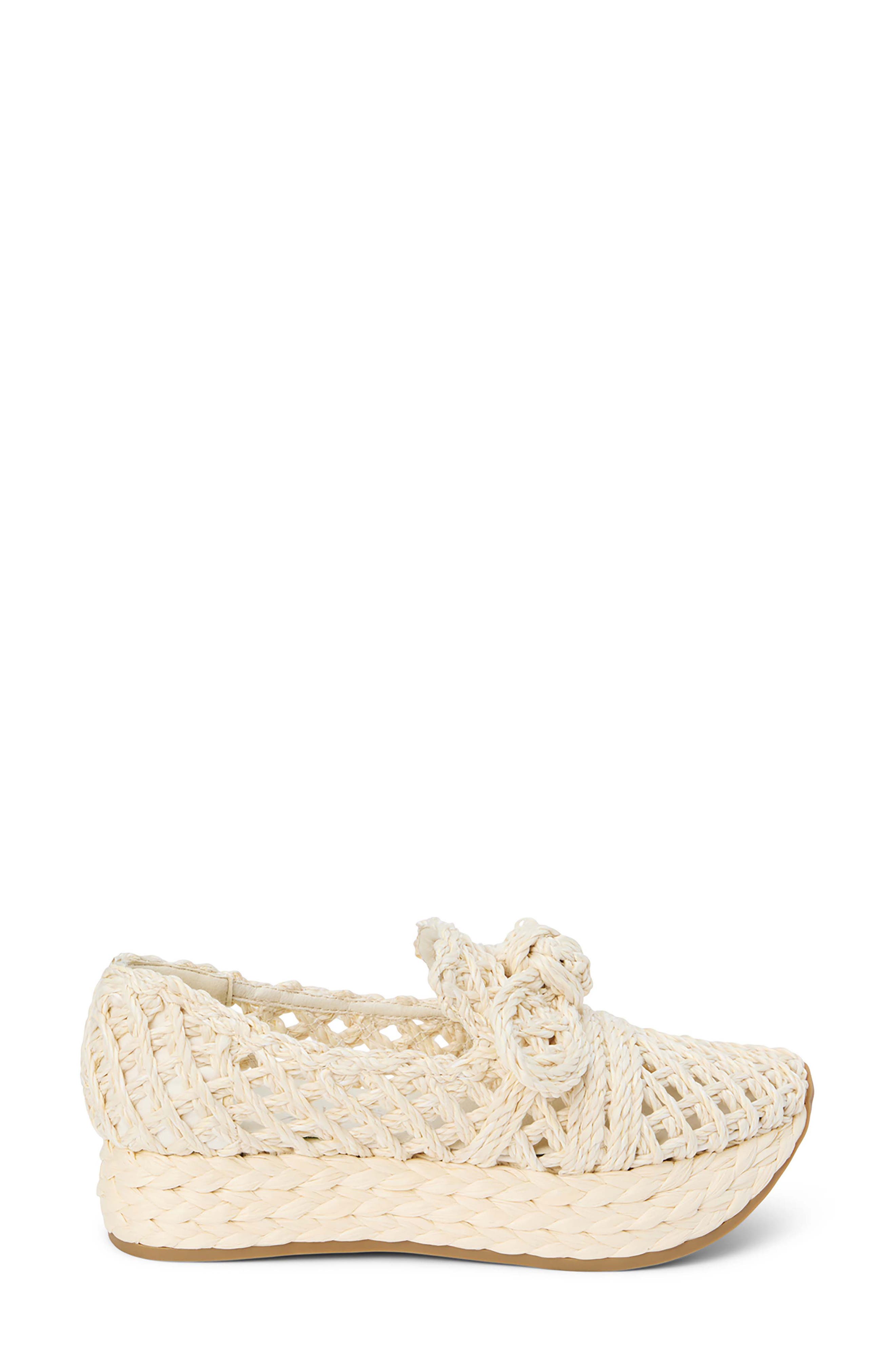 Coconuts by Matisse Espanola Woven Raffia Platform Sneaker, Alternate, color, 