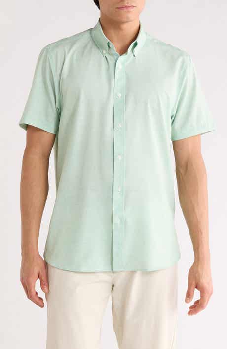 CONSTRUCT Slim Fit Short Sleeve Button-Down Shirt