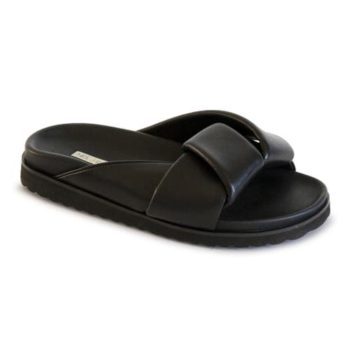 Shop Neil J. Rodgers Obi Slide In Black Nappa