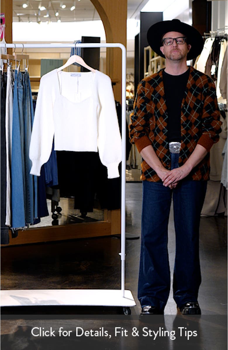 Gia Sweetheart Neck Rib Sweater, sales video thumbnail