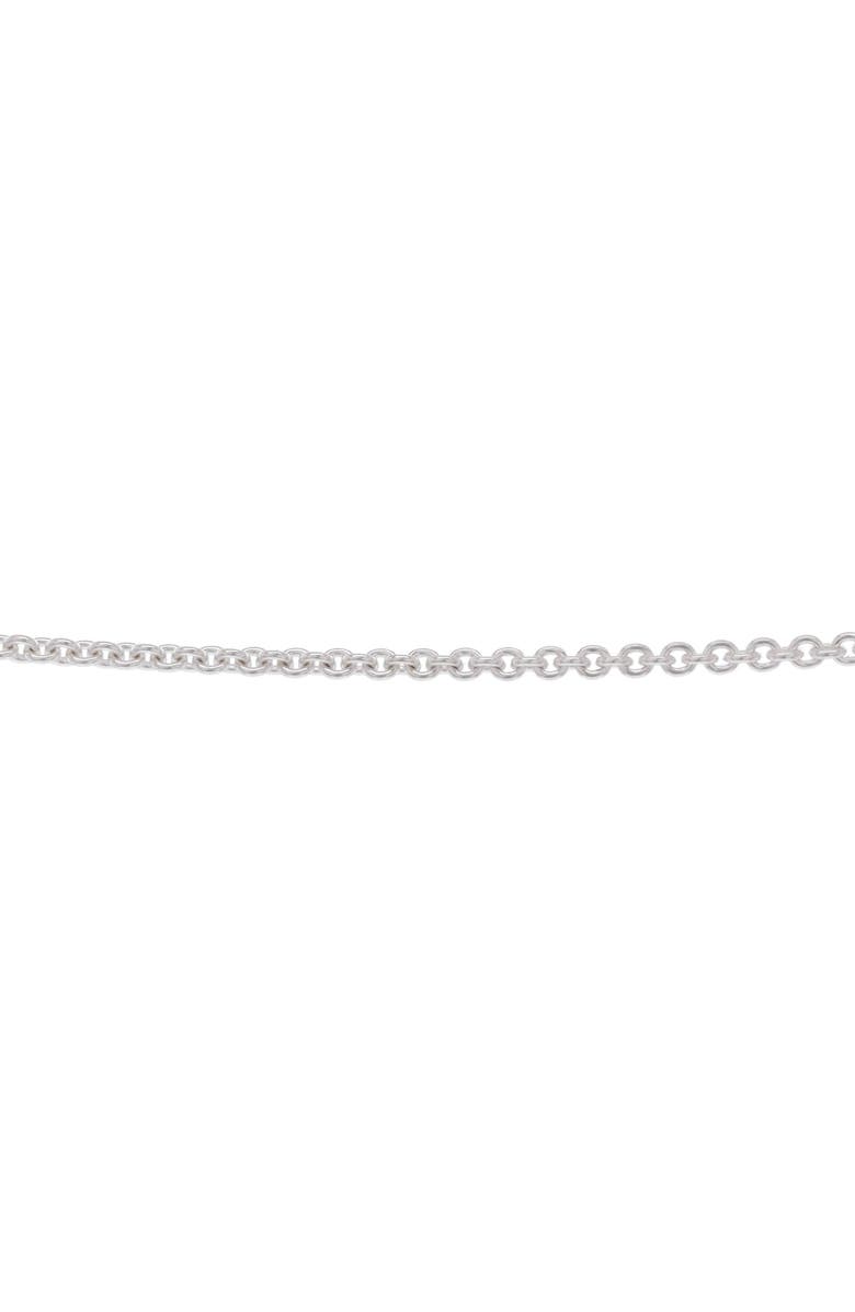 Pre-Owned Hermes Chaine d'Ancre Pendant Necklace Sterling Silver, Alternate, color, Silver