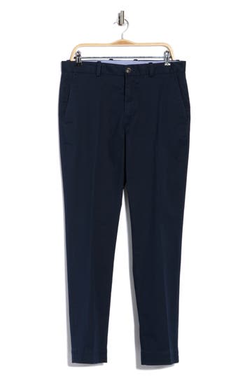 Brooks Brothers Stretch Cotton Pants In Blue