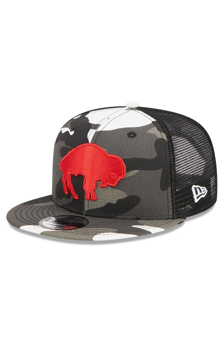 New Era Men's New Era Urban Camo Buffalo Bills 9FIFTY Trucker Snapback Hat, Main, color, 