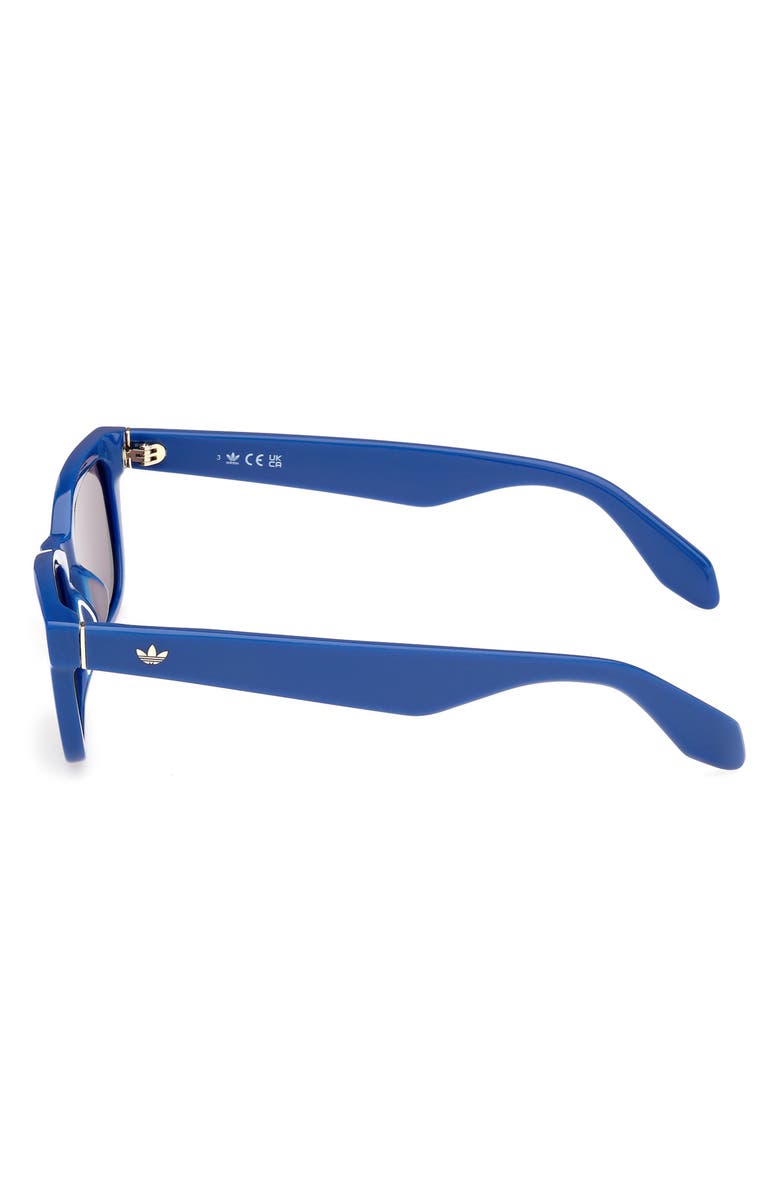 adidas Navigator Sunglasses, Alternate, color, Shiny Blue/ Smoke