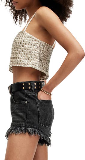 Embellished Crop Top