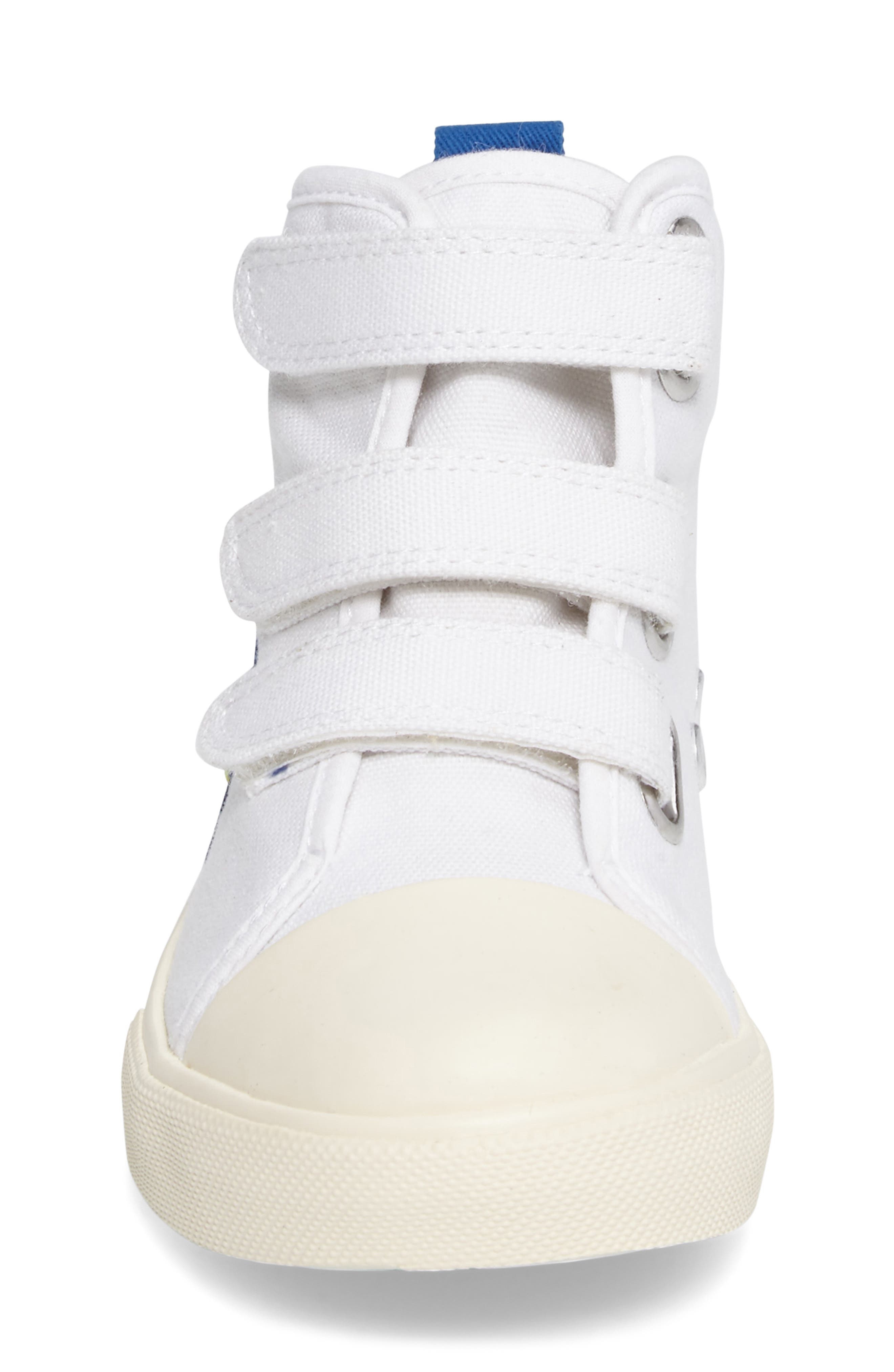 High Top Sneaker, Alternate, color, WHITE