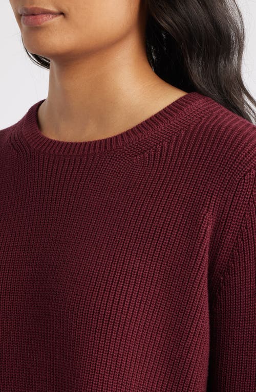525 Emma High-low Sweater In Purple