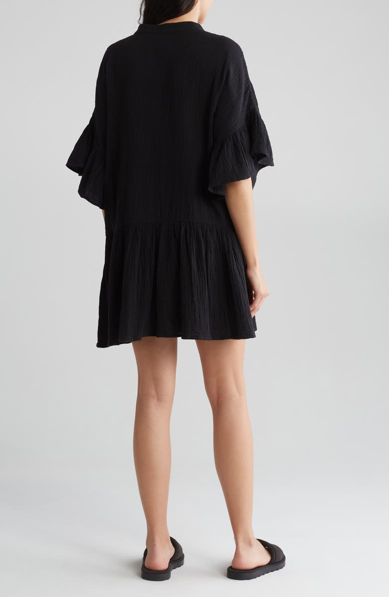 Maisie Double Cotton Gauze Minidress, Alternate, color,