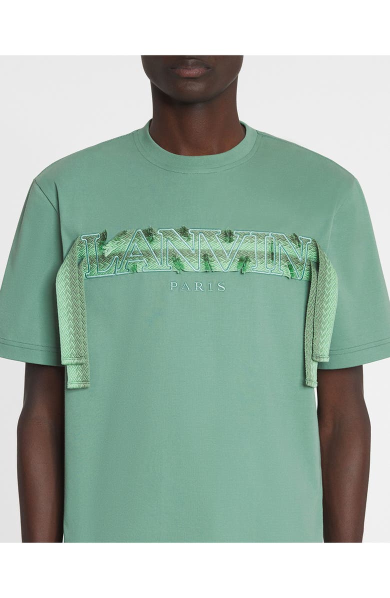 Lanvin Curb Lace T-Shirt, Alternate, color, 