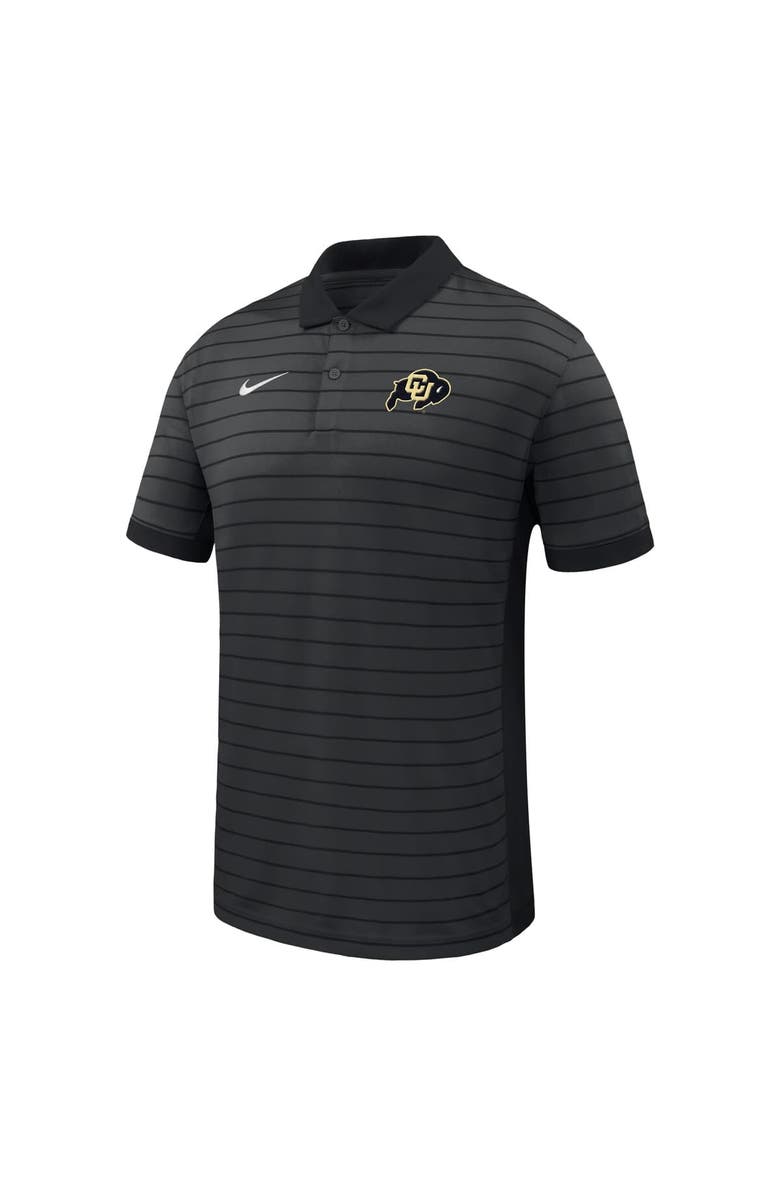 Nike Men's Nike Black Colorado Buffaloes 2025 Early Season Coaches Sideline Victory Stripe Performance Polo, Alternate, color, Black