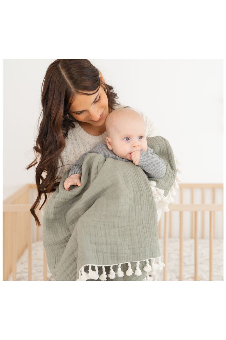 Muslin Blanket, Alternate, color, FERN
