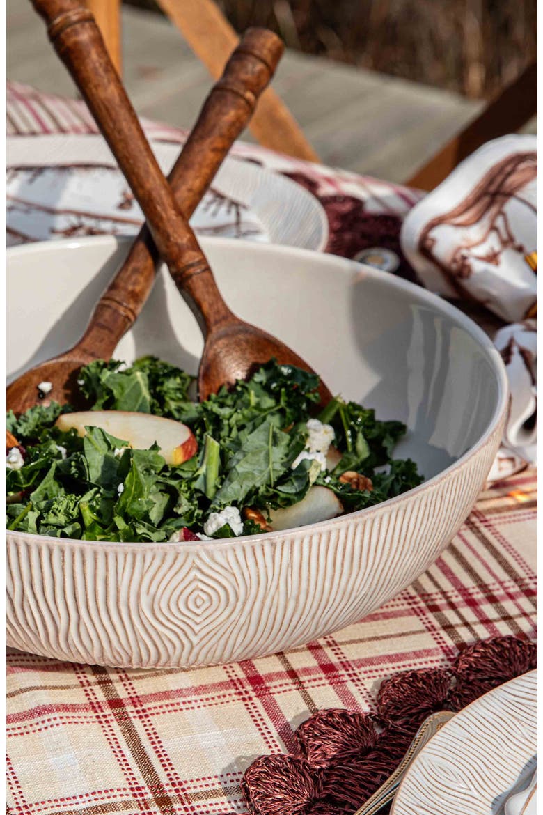 Blenheim Oak Serving Bowl, Alternate, color, WHITEWASH