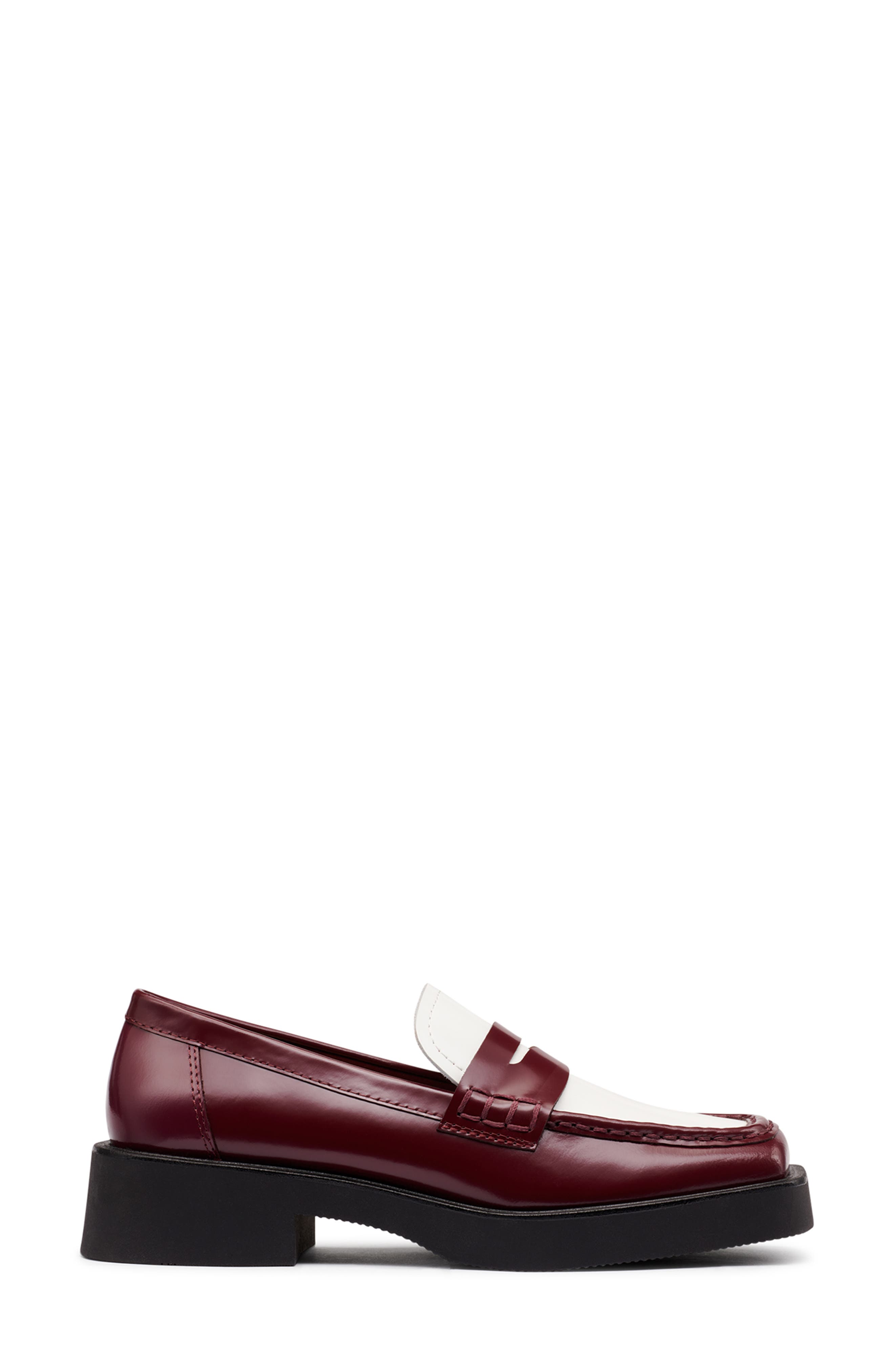 G.H.BASS Bowery Square Toe Penny Loafer, Alternate, color, 
