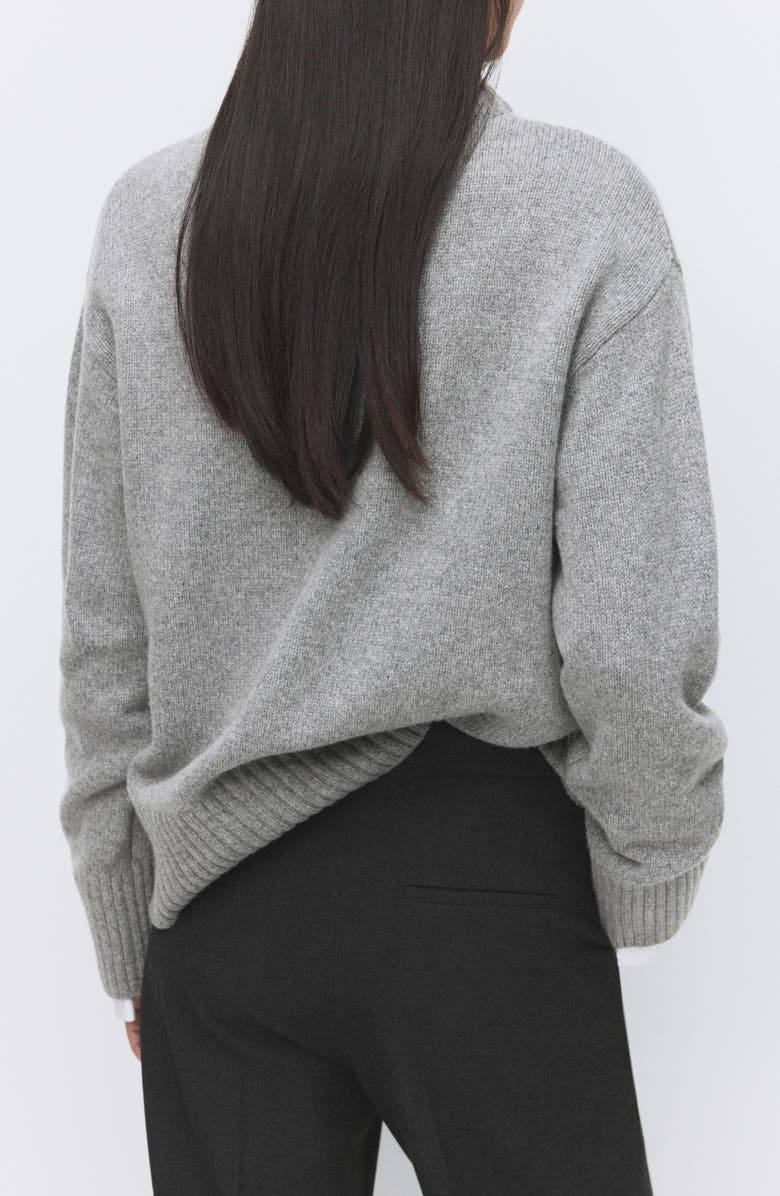 MANGO Wool Blend Sweater, Alternate, color, 