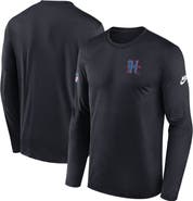 Nike Men's Nike Navy Houston Texans Legend Small Logo Performance Long Sleeve T-Shirt