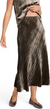 Haven Well Within Textured Velvet Maxi Skirt