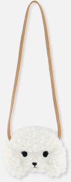 Deux par Deux Plush Zipper Adjustable Strap Bag