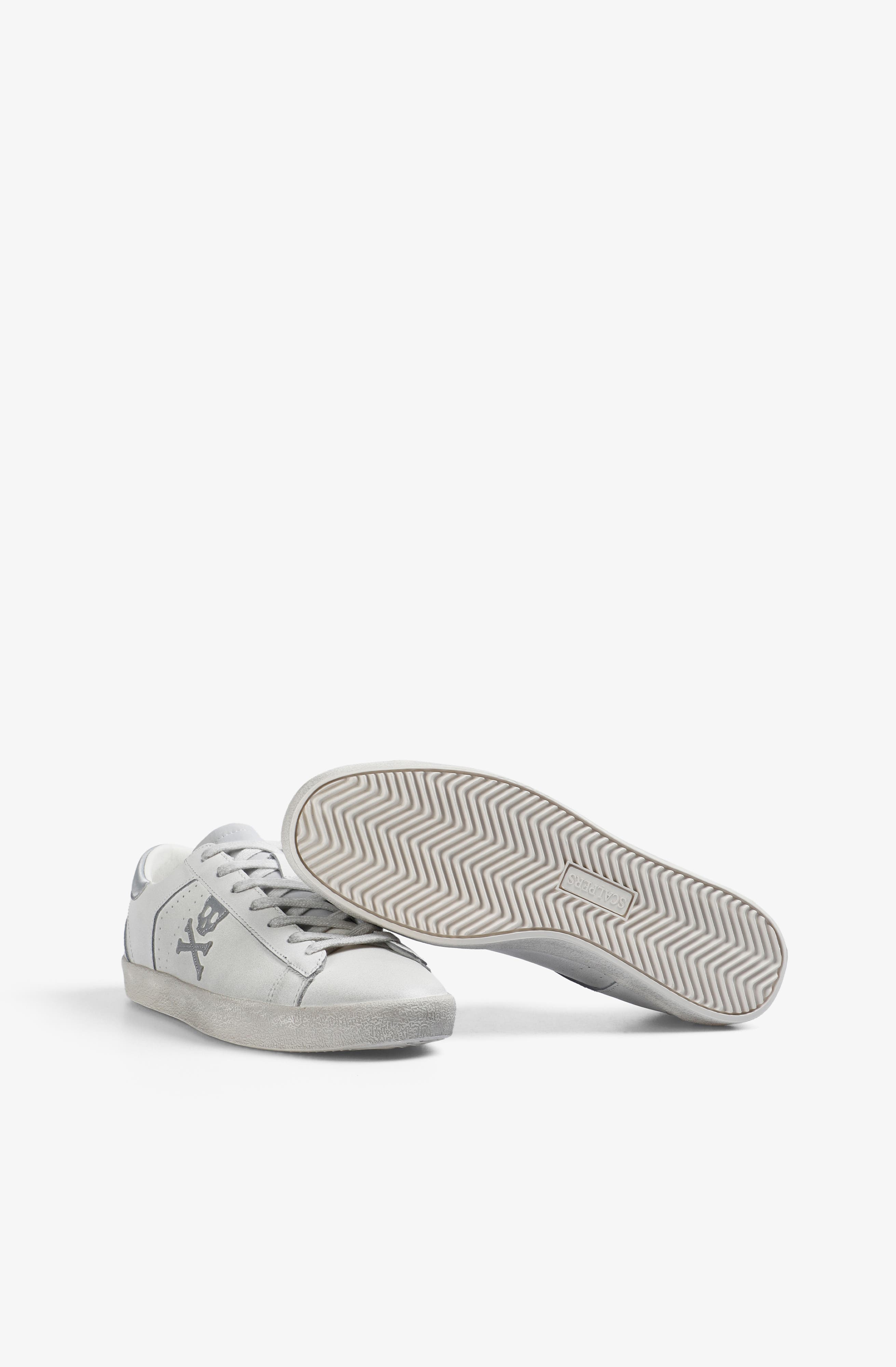 Scalpers Henry Sneakers Woman, Alternate, color, Offwhite-Silver