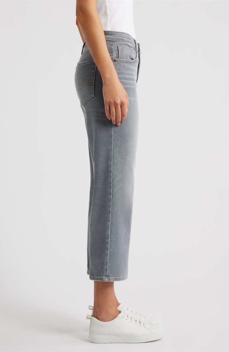 CITY BLUES Dover Crop Straight Leg Jeans, Alternate, color, Grey