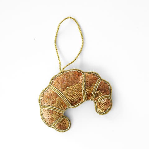 Croissant Christmas Ornament