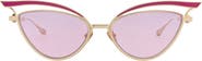 Valentino 55mm Cat Eye Sunglasses