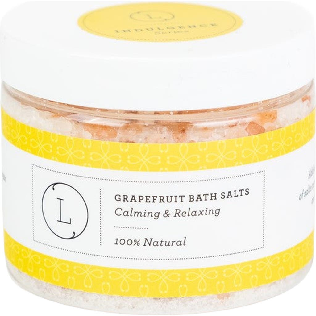 Lizush Grapefruit Natural Bath Salt Soak With Dead Sea, Epsom And Himalayan Salts