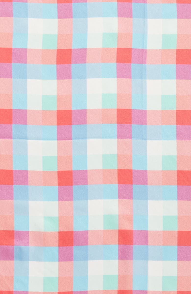 Kate Spade New York madras plaid silk bandana, Alternate, color, 