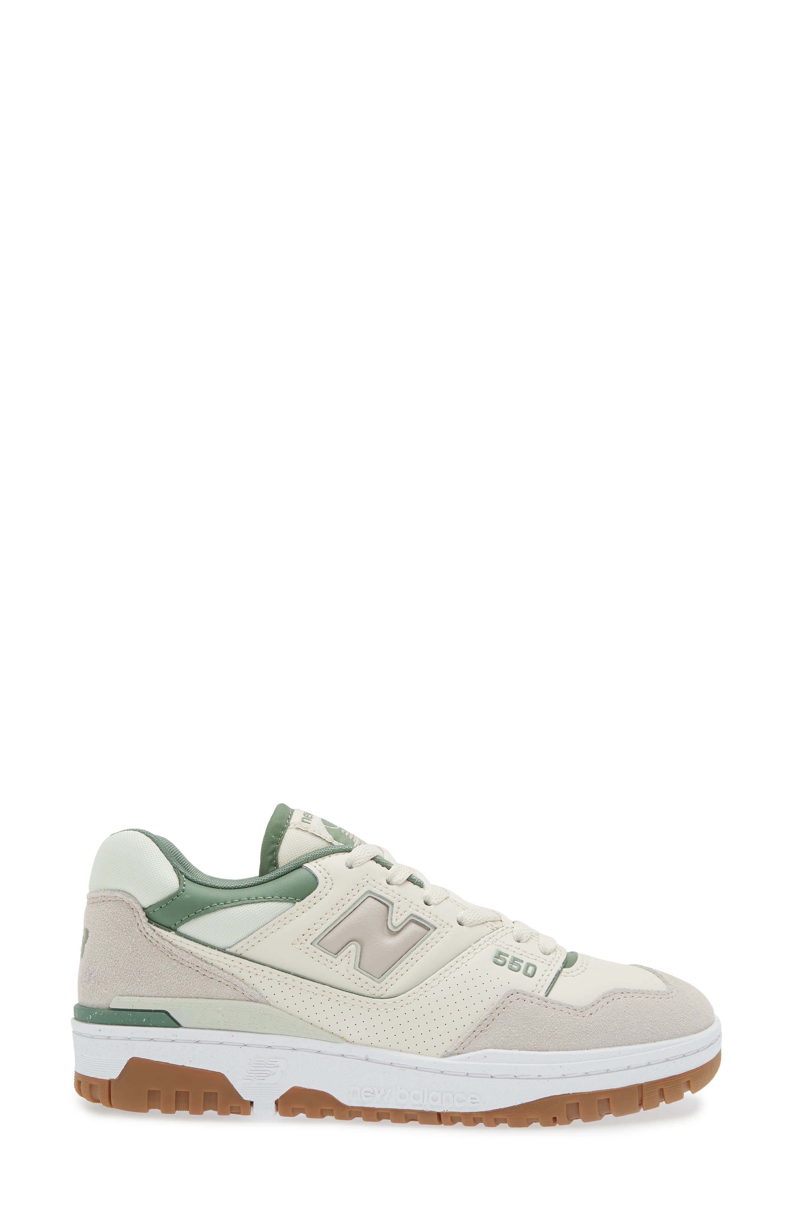 New Balance 550 Basketball Sneaker, Alternate, color, Linen/ Natural Mint