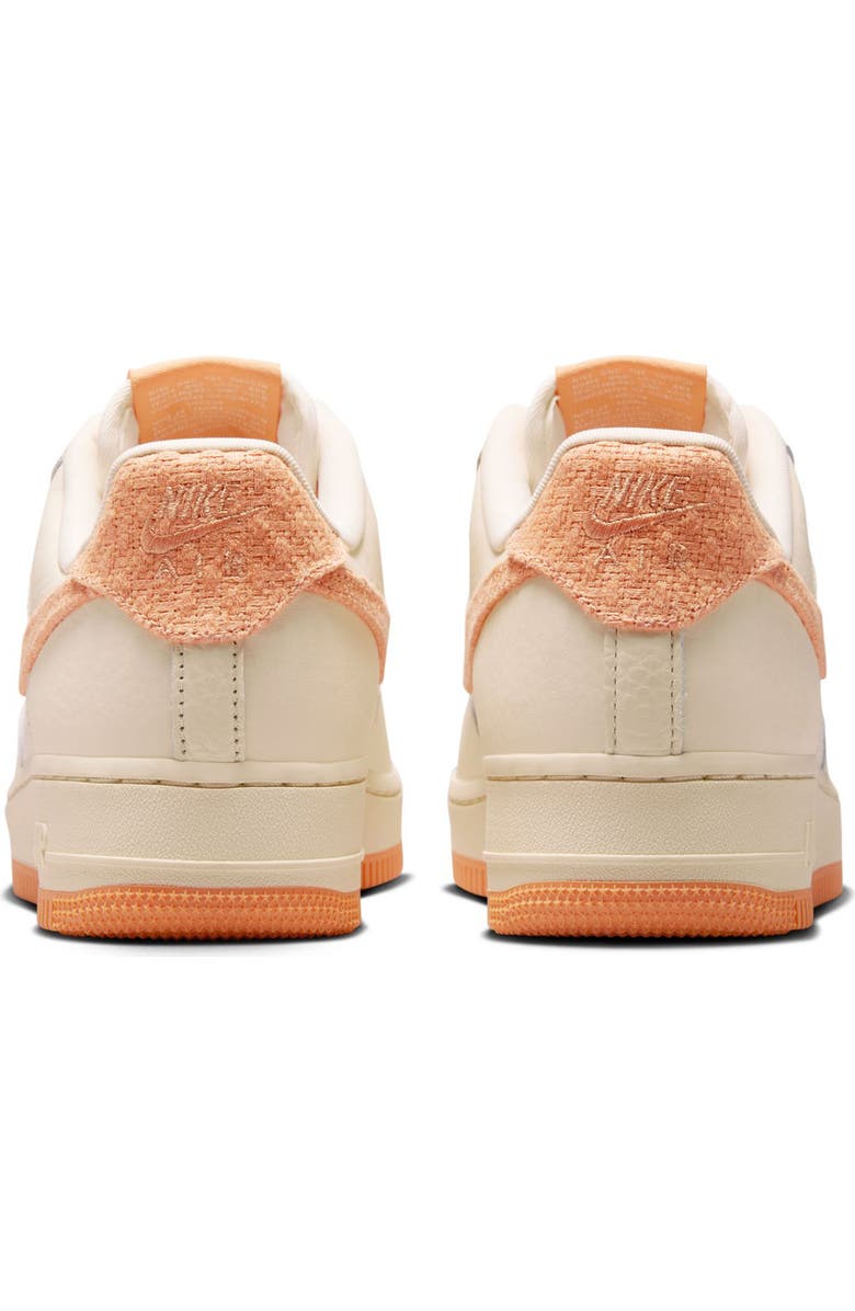 Nike Air Force 1 '07 Sneaker, Alternate, color, Coconut Milk/ Copper/ Khaki