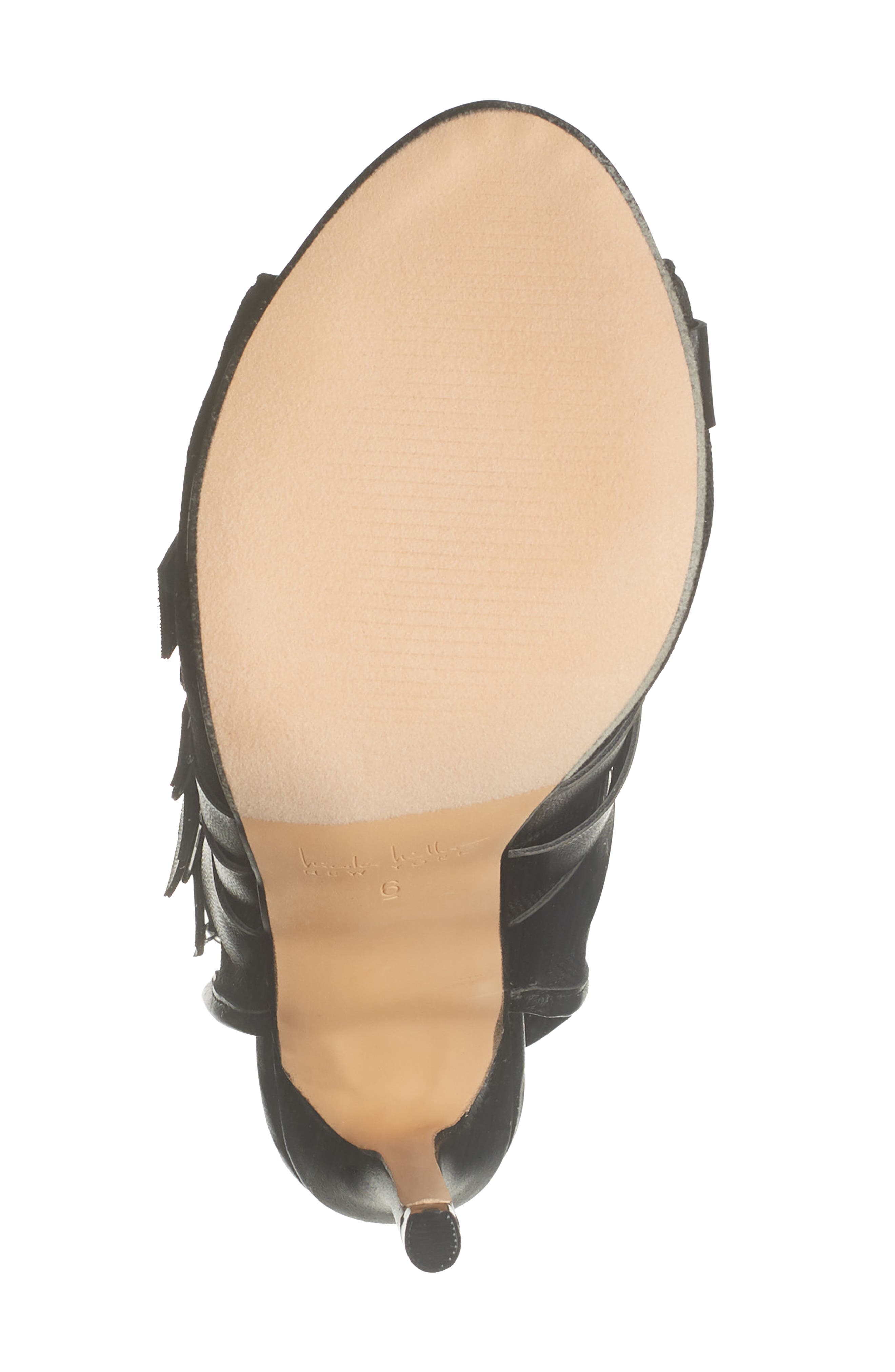 Nicole Miller Open Toe Buckle Bootie, Alternate, color, 