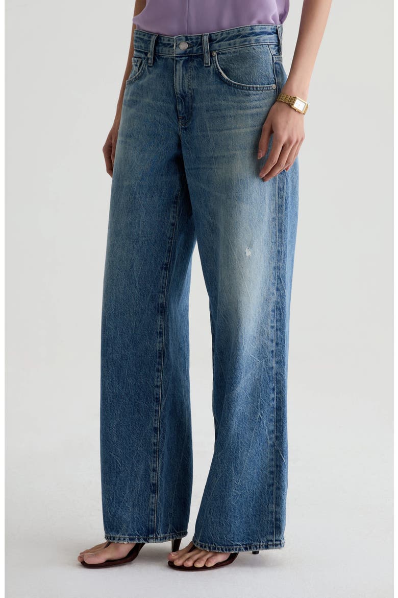 Adria Low Rise Wide Leg Jeans, Alternate, color, RESERVA