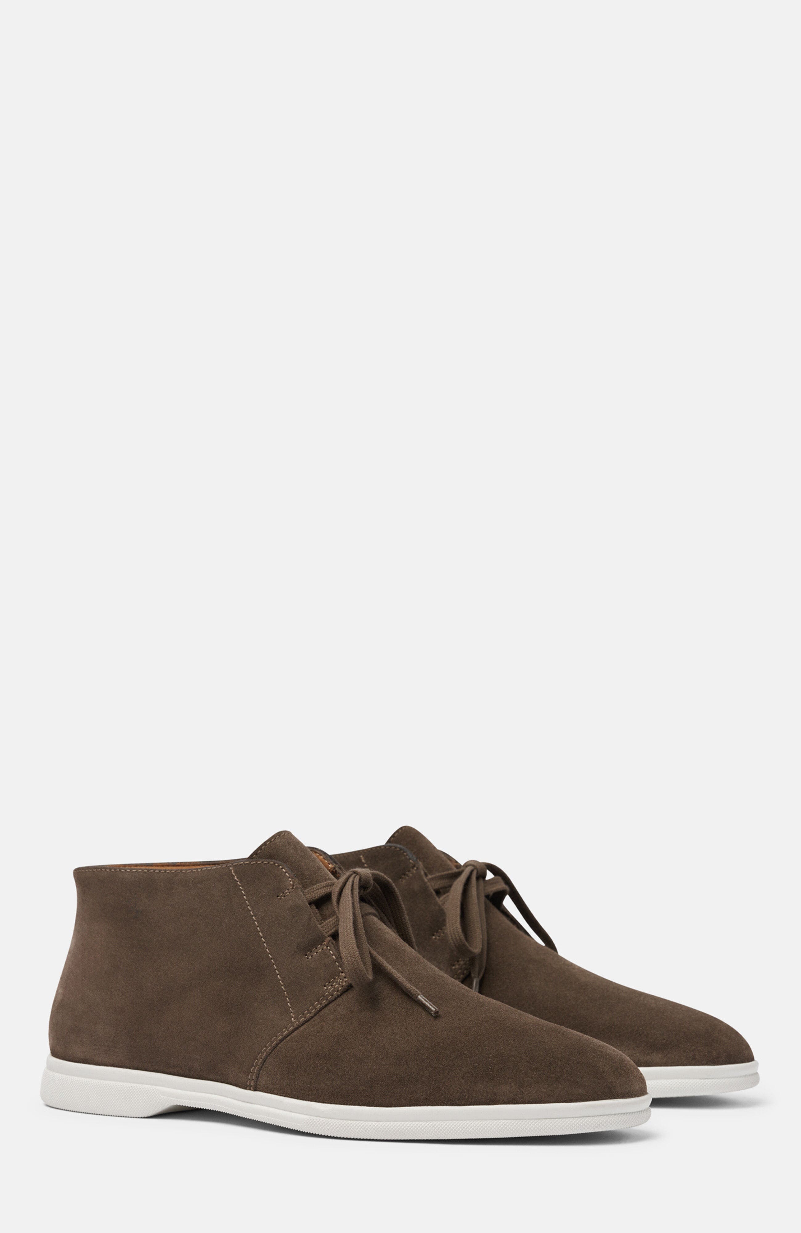 Davide Sneakers, Main, color, Deep Taupe - Suede