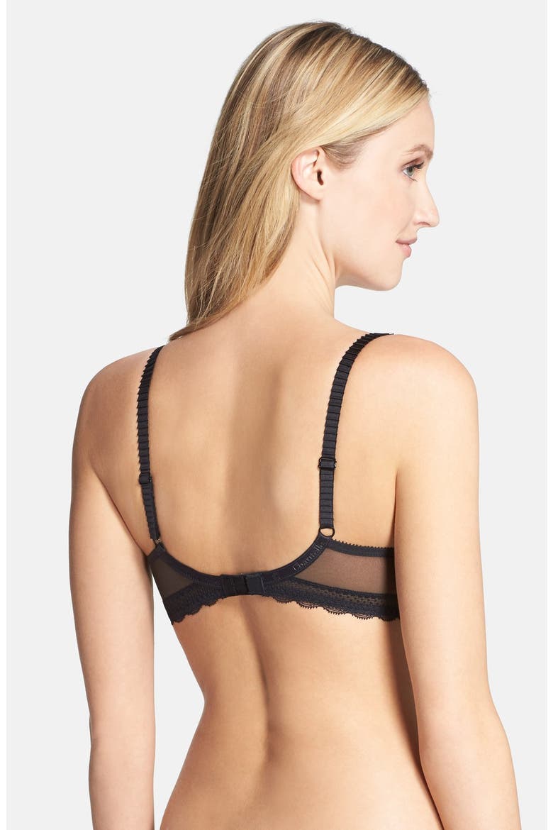 Chantelle Intimates 'C-Chic Sexy' Underwire Bra, Alternate, color, BLACK