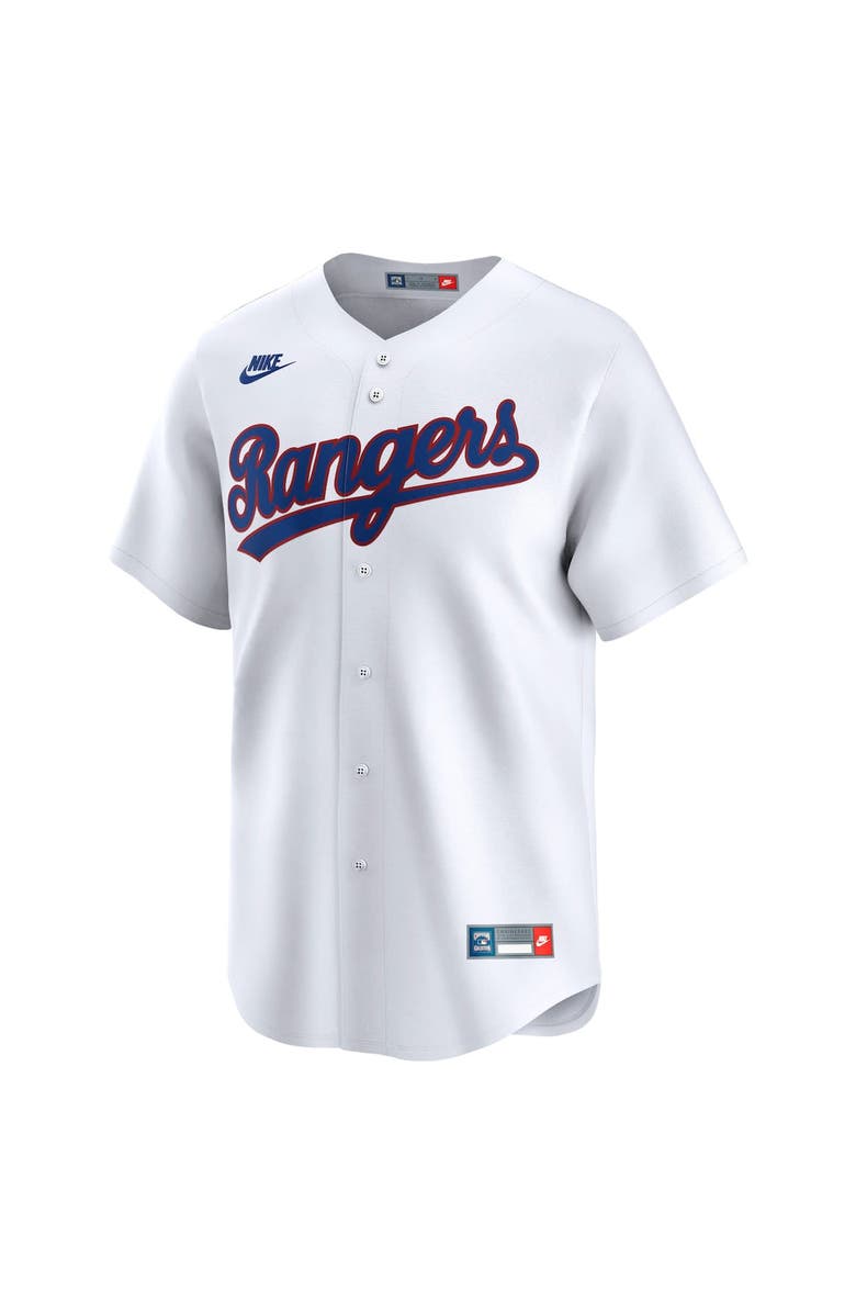 Nike Men's Nike White Texas Rangers Throwback Cooperstown Collection Limited Jersey, Alternate, color, White