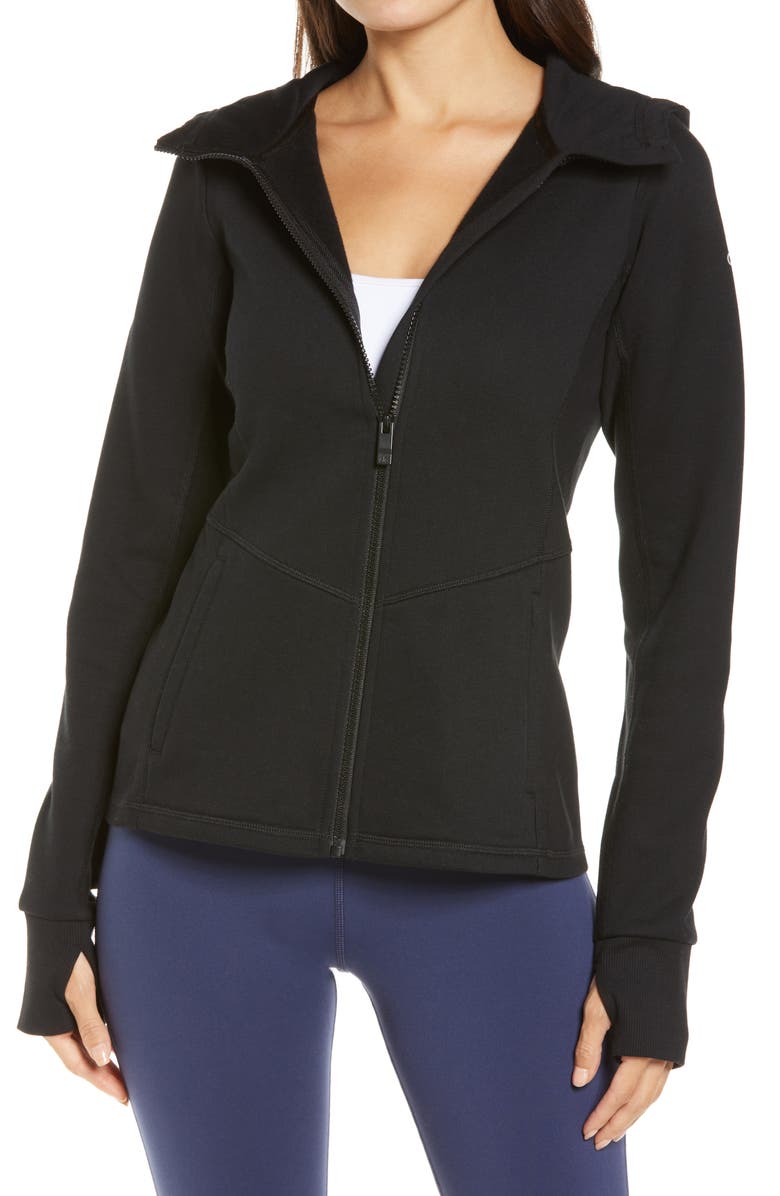 Alo Foundation Zip Hoodie, Main, color, 