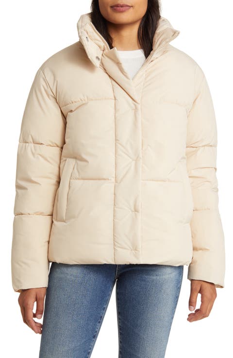 Stand Collar Puffer Jacket