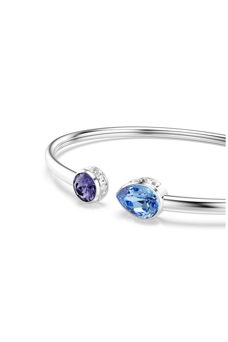 Chroma Open Bangle Bracelet, Alternate, color, SILVER/ MULTI