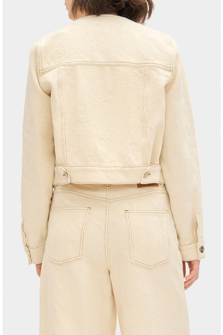 Diana Organic Cotton Denim Jacket, Alternate, color, ECRU
