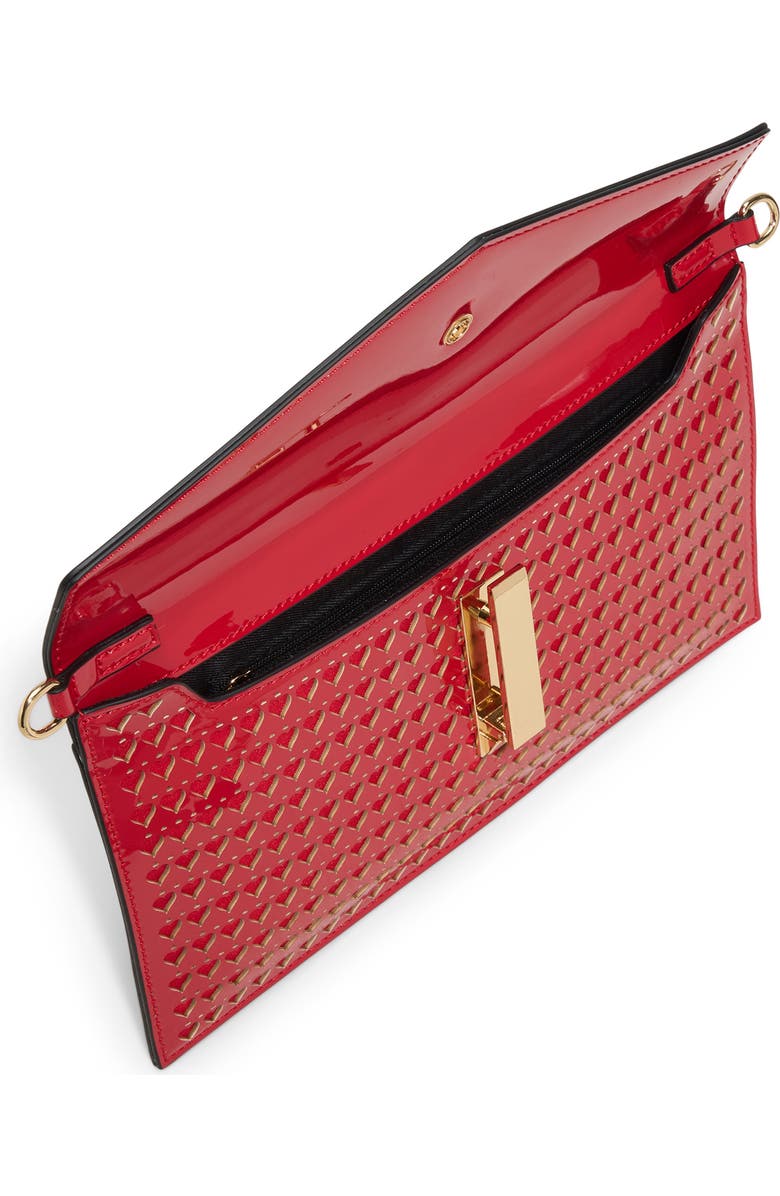 ALDO Love Clutch, Alternate, color, Red