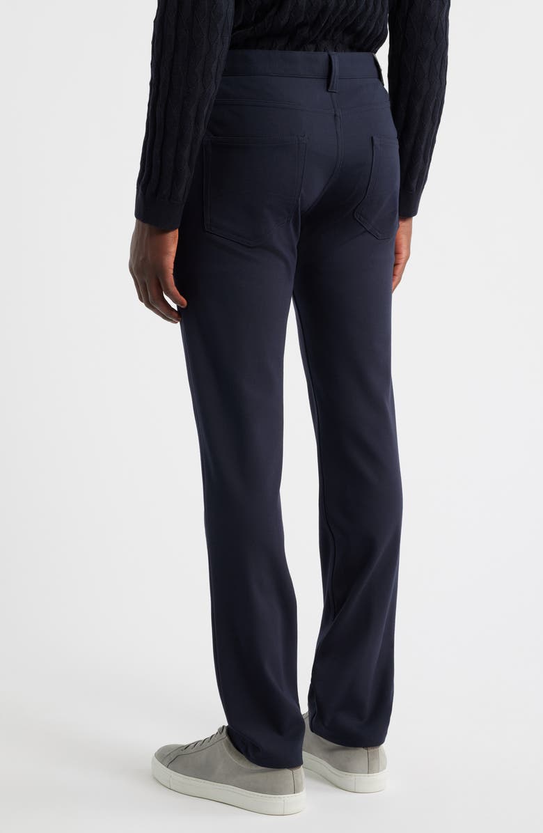 Emporio Armani Straight Leg Pants, Alternate, color, Solid Blue Navy