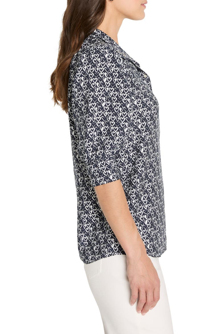 Etched Hearts Shirt, Alternate, color, INDIGO MULTI