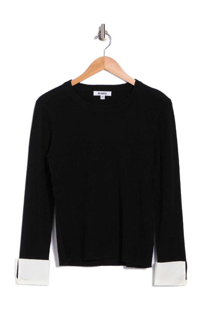 BB Dakota by Steve Madden Off the Cuff Long Sleeve Sweater, Main, color, 