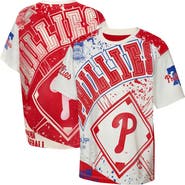 Outerstuff Youth Outerstuff Cream Philadelphia Phillies Big League Top Player Bold All-Over-Print T-Shirt