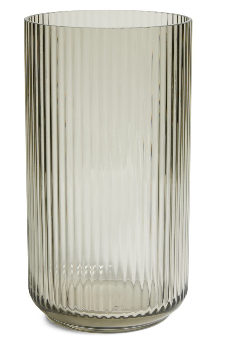 15-Inch Fluted Vase, Main, color, SMOKE