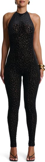 Burnout Open Back Jumpsuit