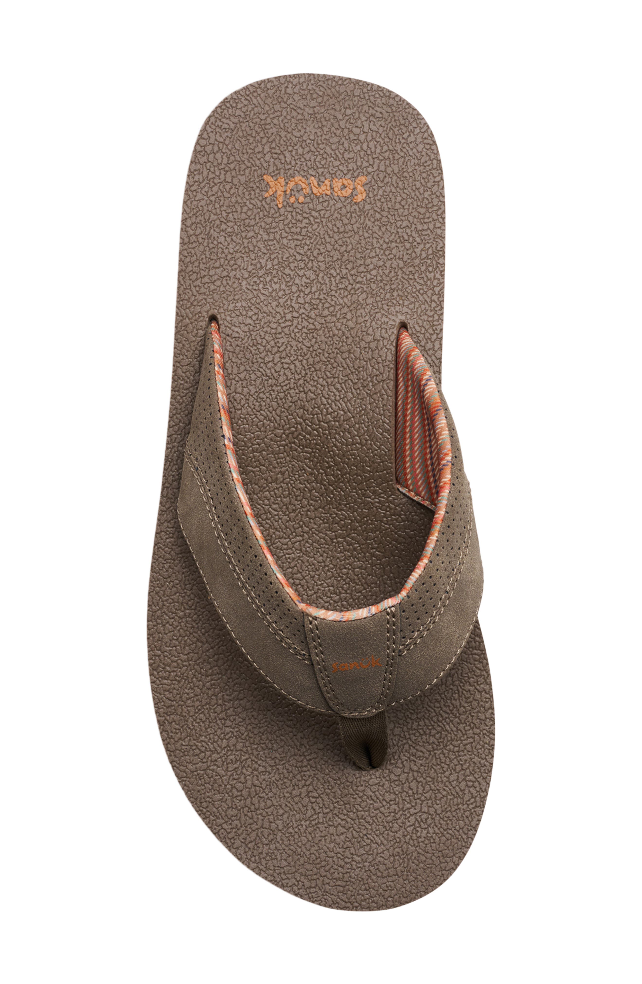 Beer Cozy IV Flip Flop, Alternate, color, BRINDLE