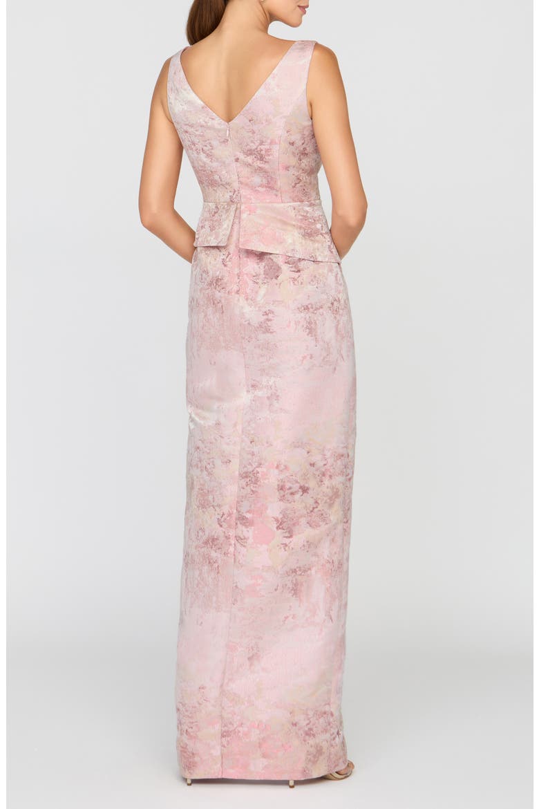 Luciana Column Gown, Alternate, color, PINK