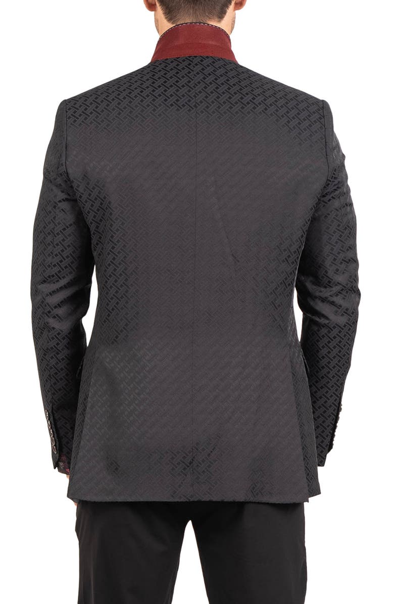 Maceoo Socrate Evo Resistance18 Jacquard Blazer, Alternate, color, Blue