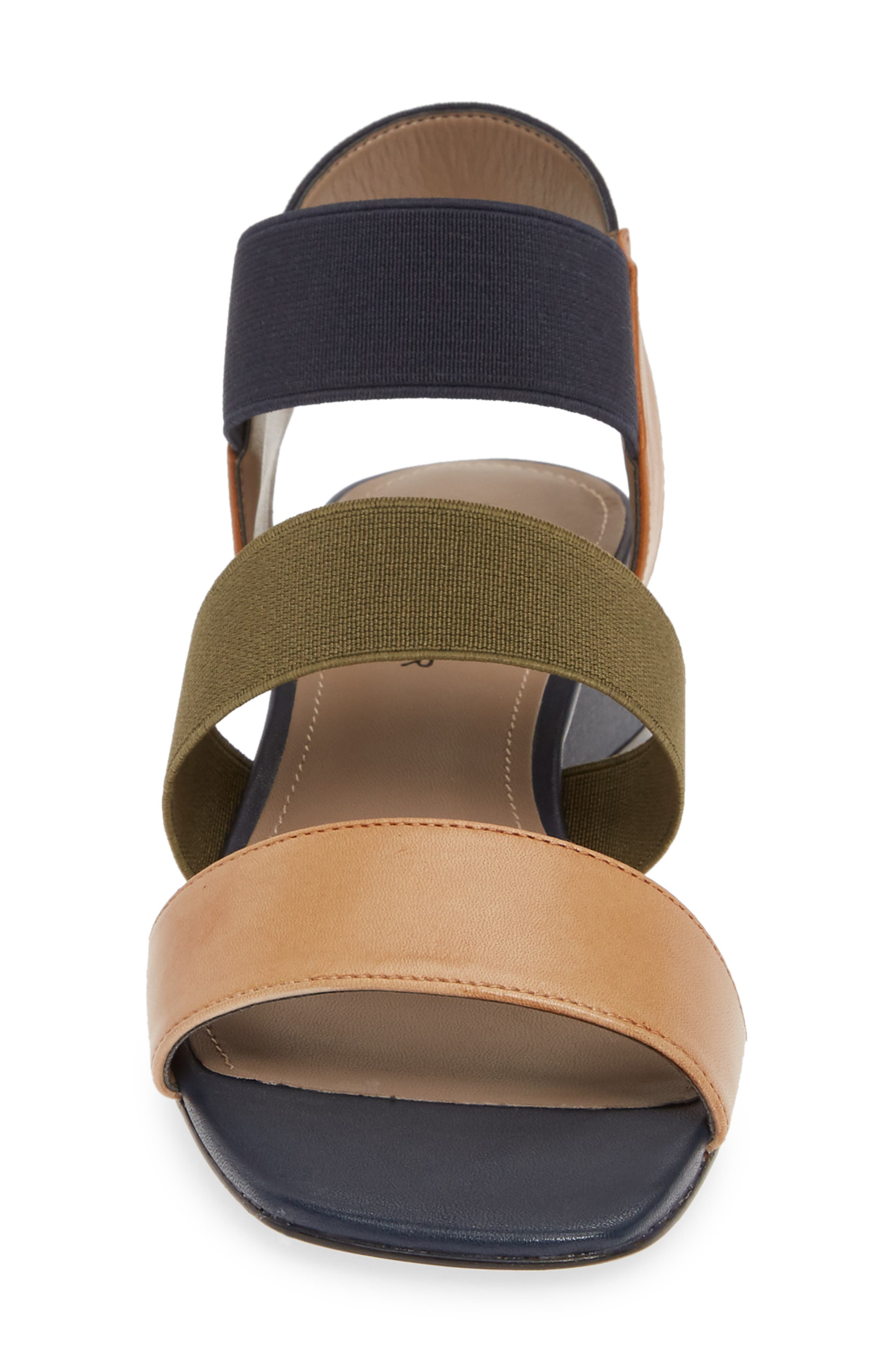Britini Sandal, Alternate, color, NUDE LEATHER/ FABRIC