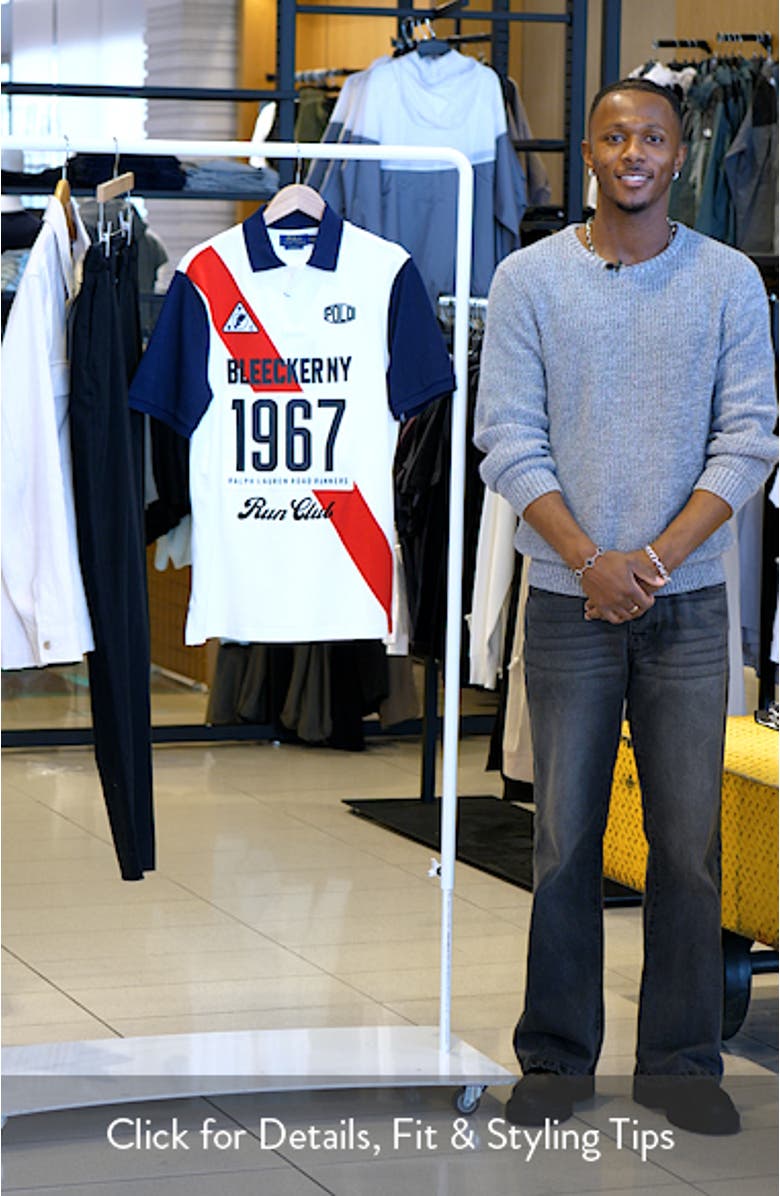 Classic Fit Bleeker NY 1967 Cotton Piqué Polo, sales video thumbnail